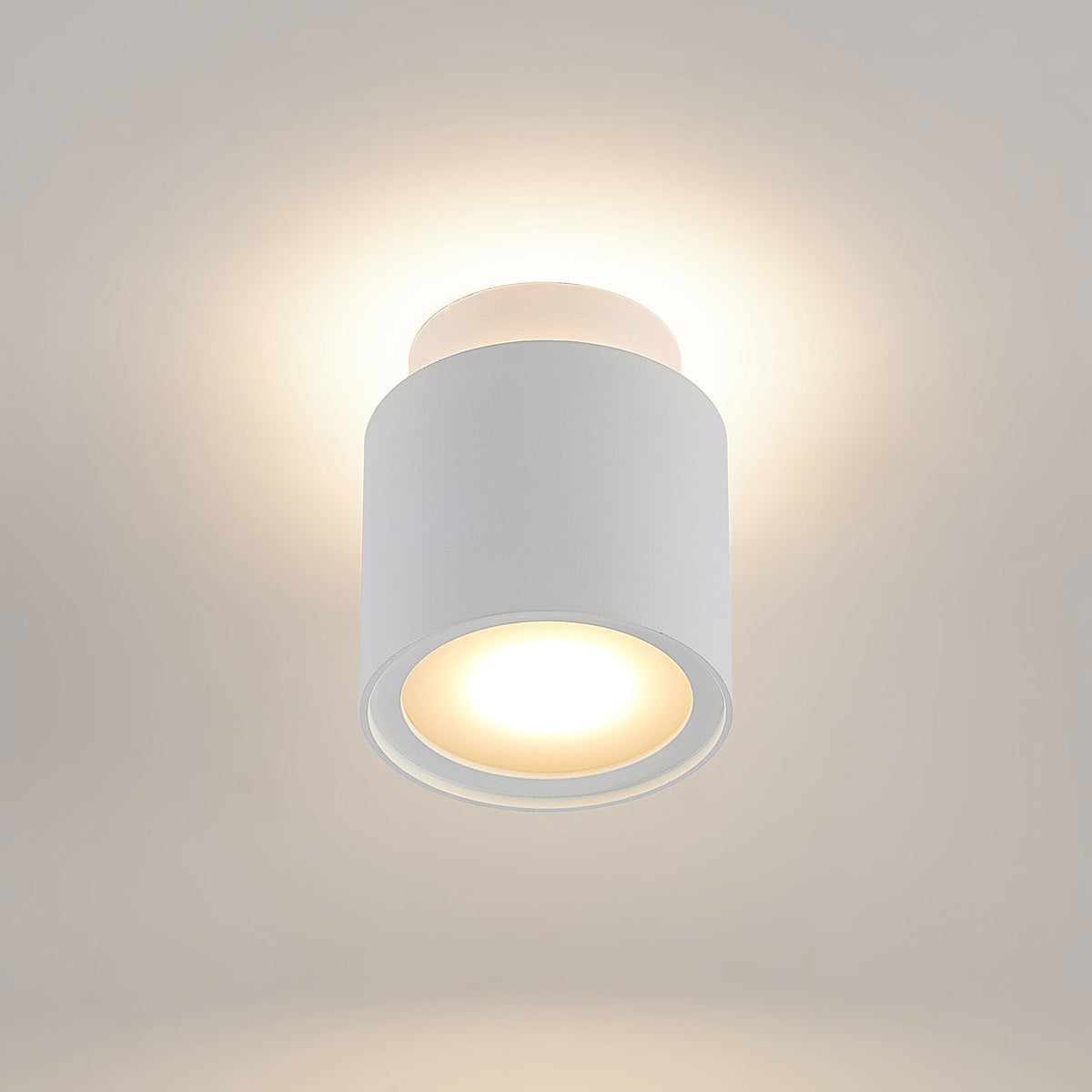 Arcchio Deckenlampe Walisa LED dimmbar Lampe Leuchte weiß Ø 15 cm Aluminium - 4251096588521