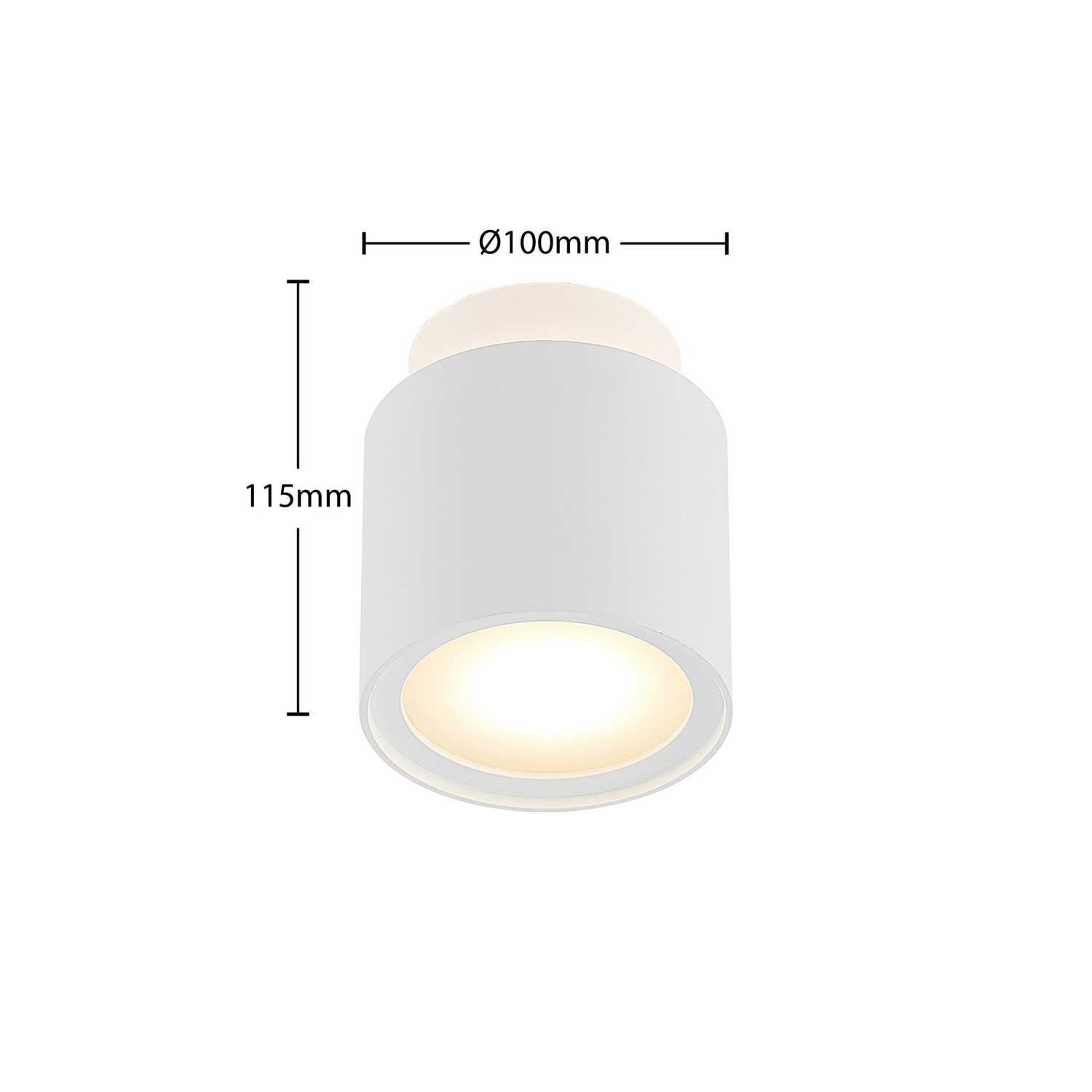 B-Ware Arcchio Deckenlampe Deckenleuchte Walisa Weiß Diffusor Aluminium Glas Gu10