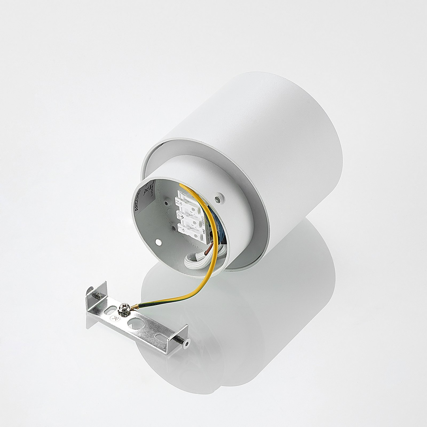 B-Ware Arcchio Deckenlampe Deckenleuchte Walisa Weiß Diffusor Aluminium Glas Gu10