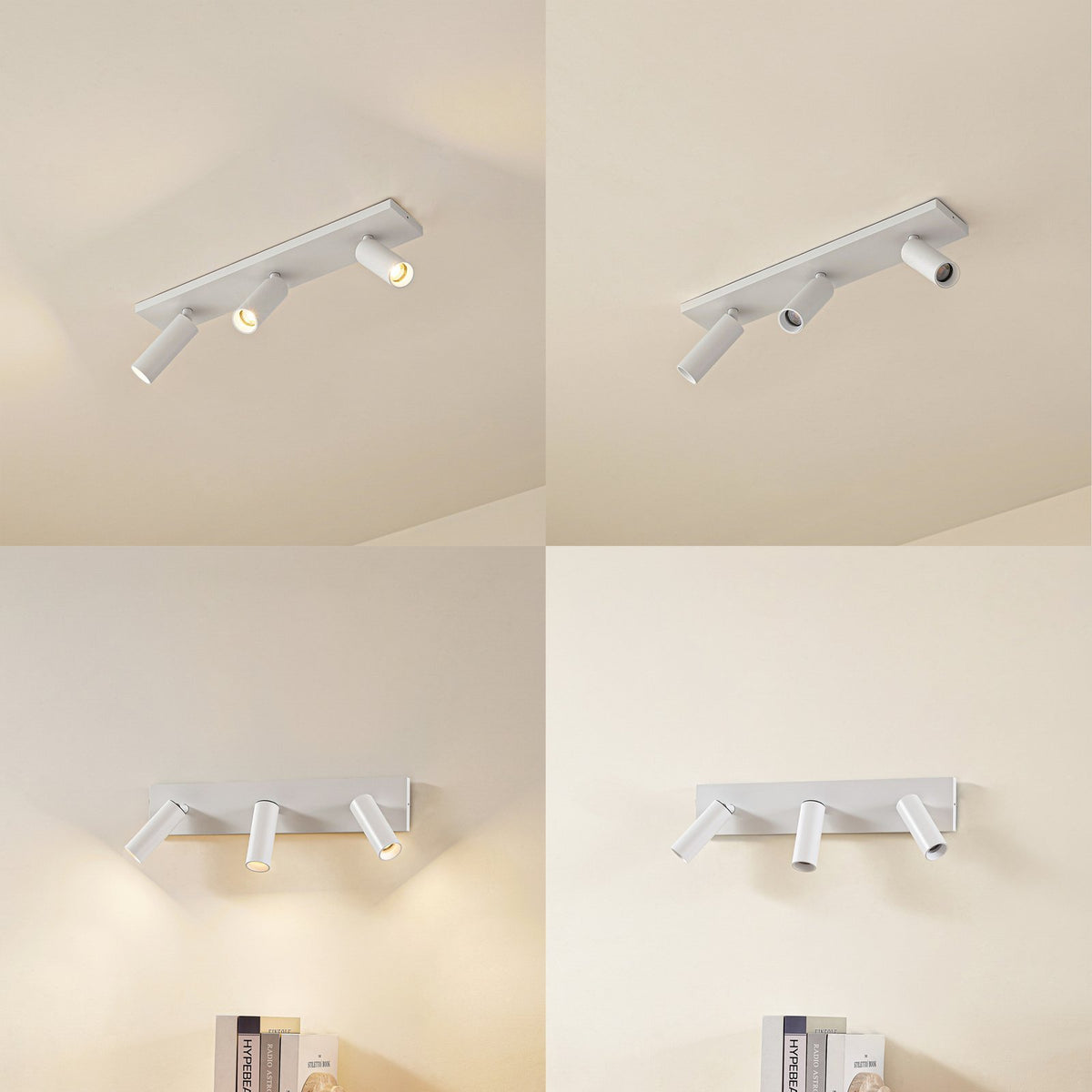 Arcchio Deckenstrahler Brinja Slim LED Strahler 3-flg dimmbar weiß beweglich - 4255830901584
