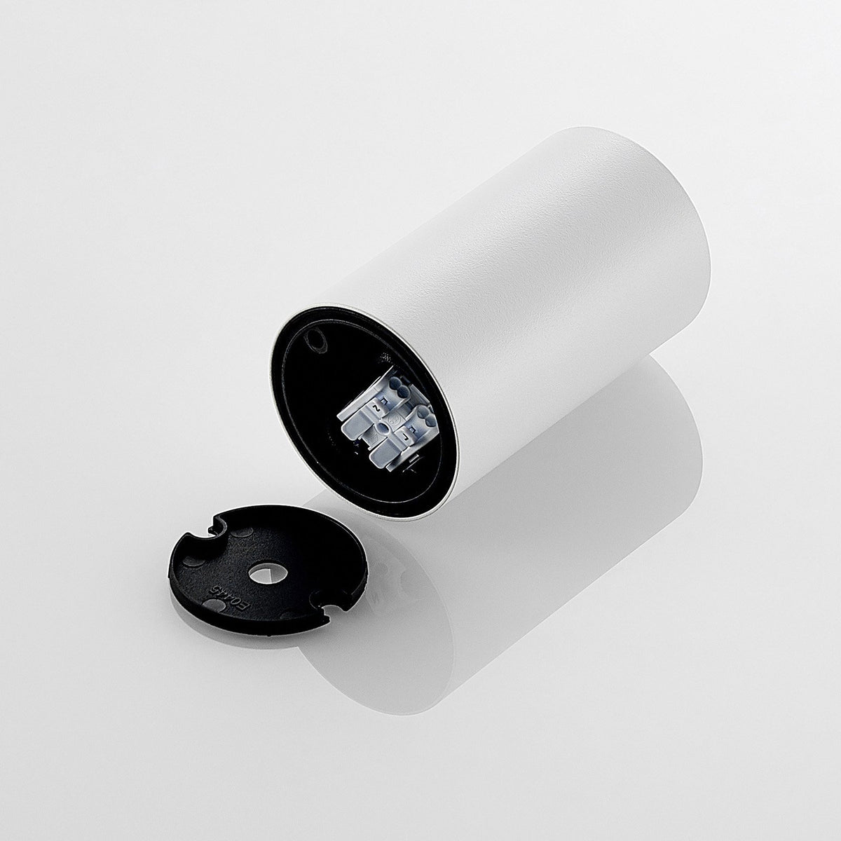 Arcchio Downlight Einbauspot Olivir weiß Metall GU10 IP44 6cm rund 2 STÜCK - 4251096578836