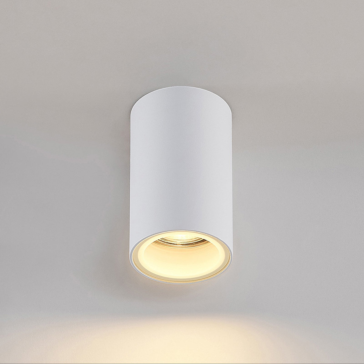 Arcchio Downlight Einbauspot Olivir weiß Metall GU10 IP44 6cm rund 2 STÜCK - 4251096578836