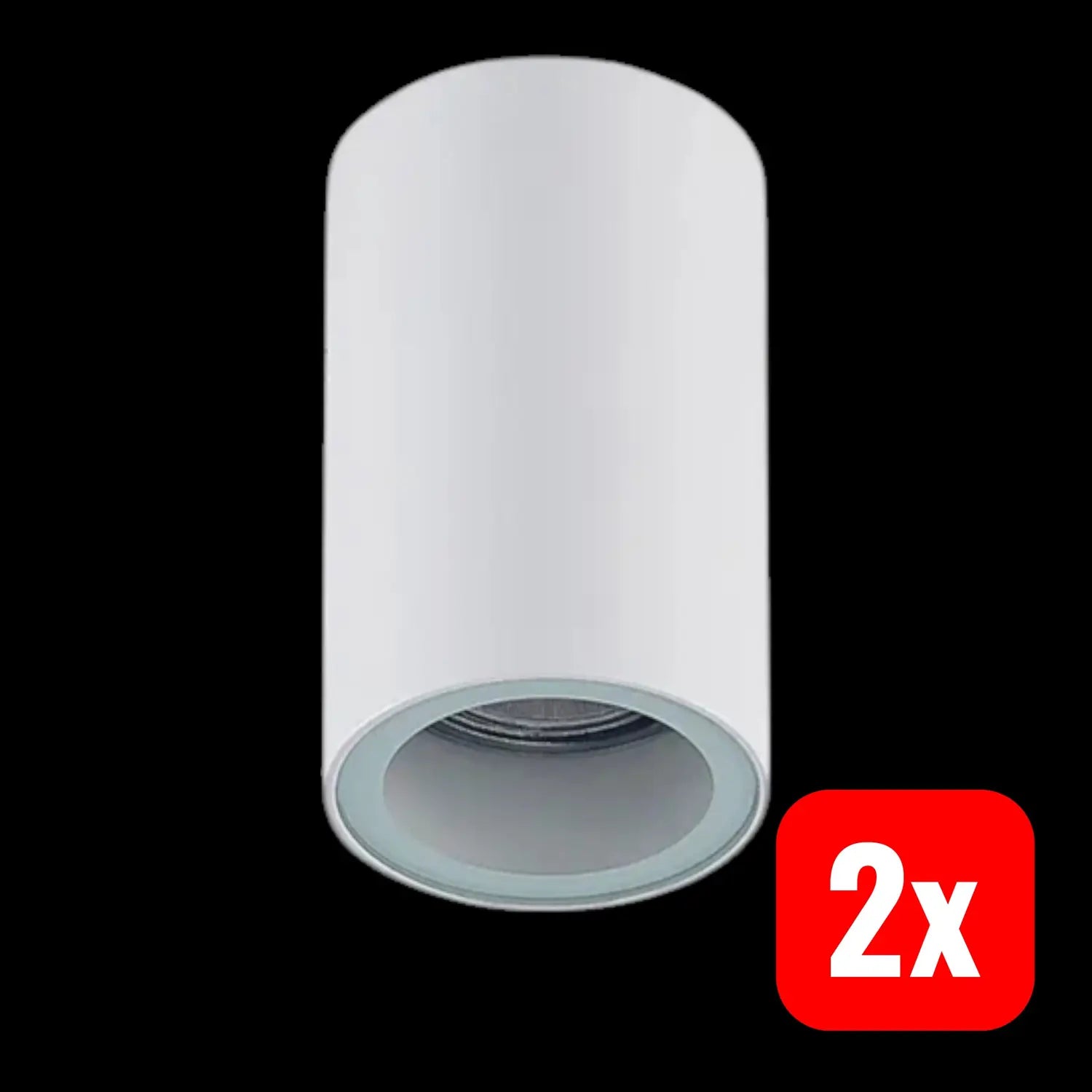 B-Ware Arcchio Downlight Einbauspot Olivir Weiß Metall Gu10 Ip44 6cm Rund 2 Stück - 4251096578836