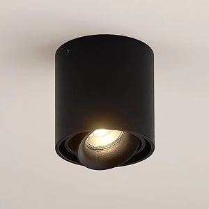 Plafonnier Arcchio Walza Downlight GU10 à lumière noire, produit de seconde main.