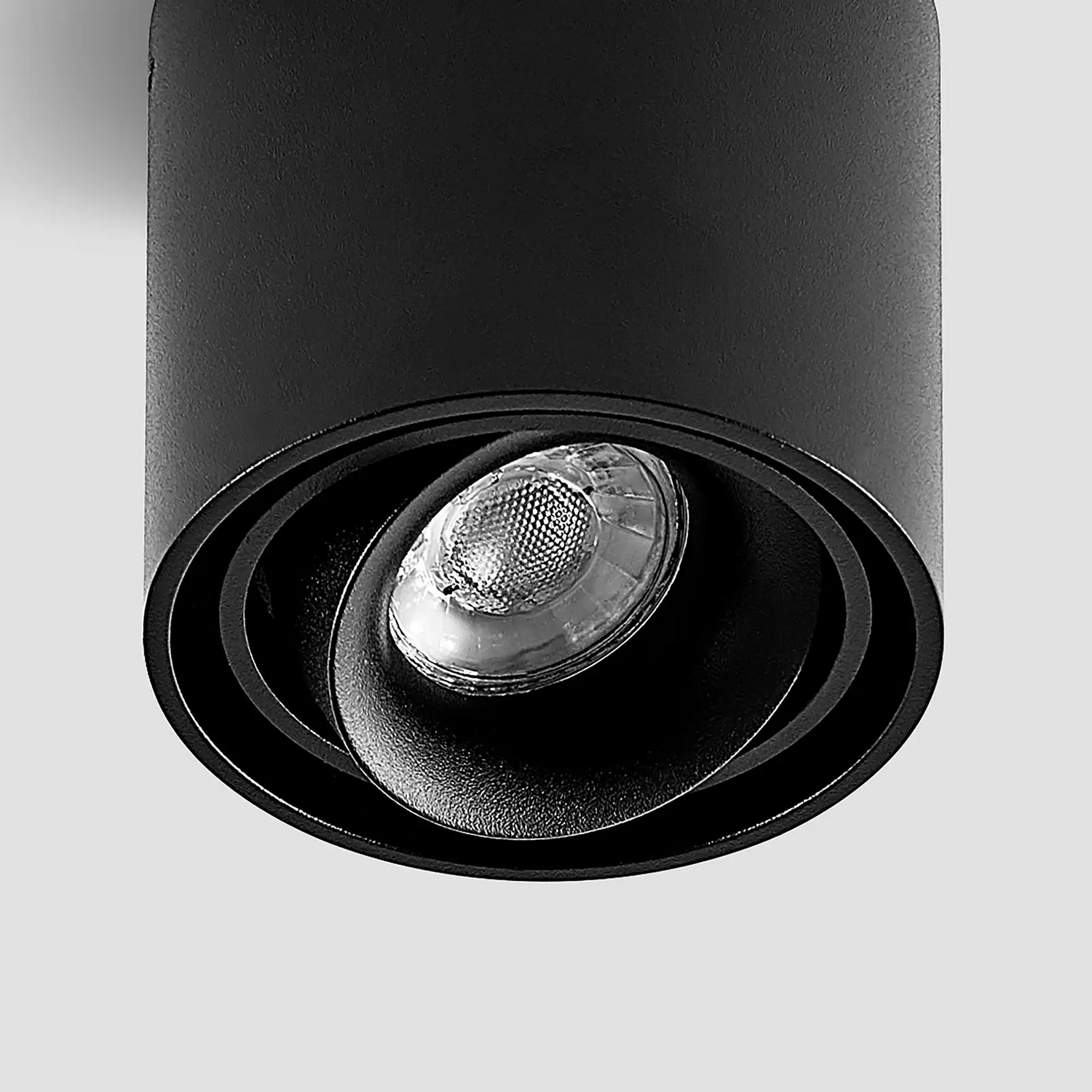 Plafonnier Arcchio Walza Downlight GU10 à lumière noire, produit de seconde main.