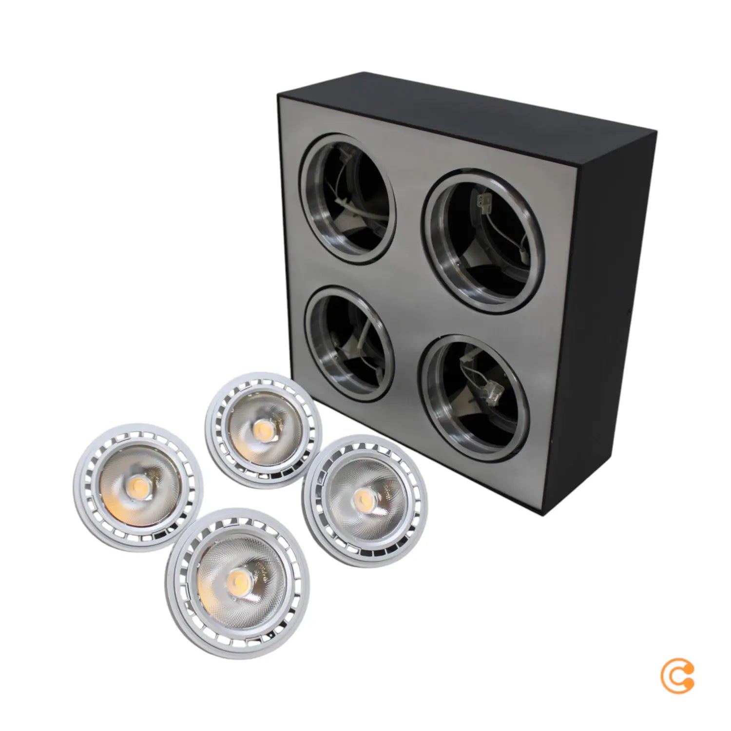 B-Ware Arcchio Dwight Led Deckenlampe In Schwarz, 4 Fl. - 4251096560978