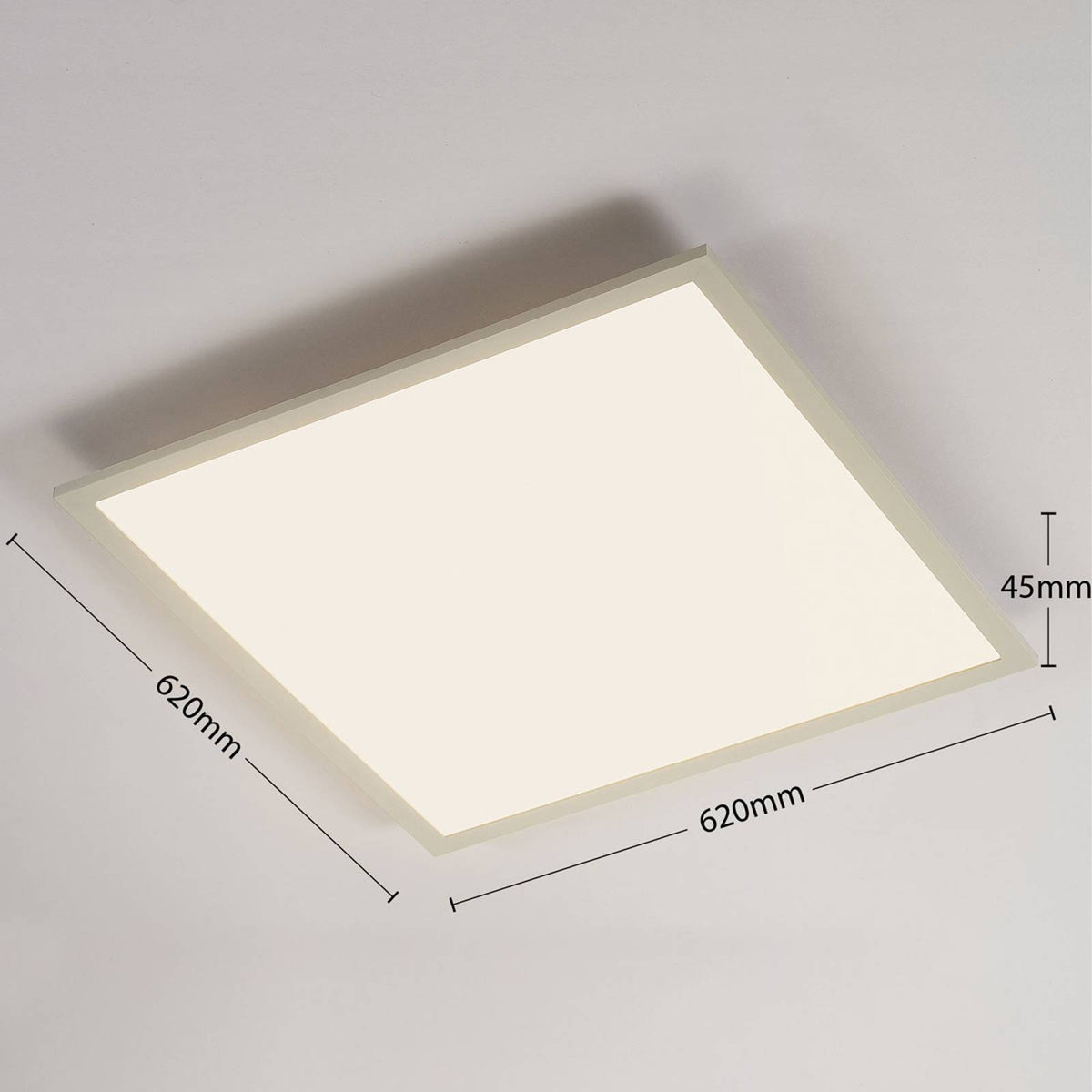 Arcchio Enja LED-Panel Deckenlampe Deckenlampe Panelleuchte Lampe 62 x 62 cm - 4251096537345