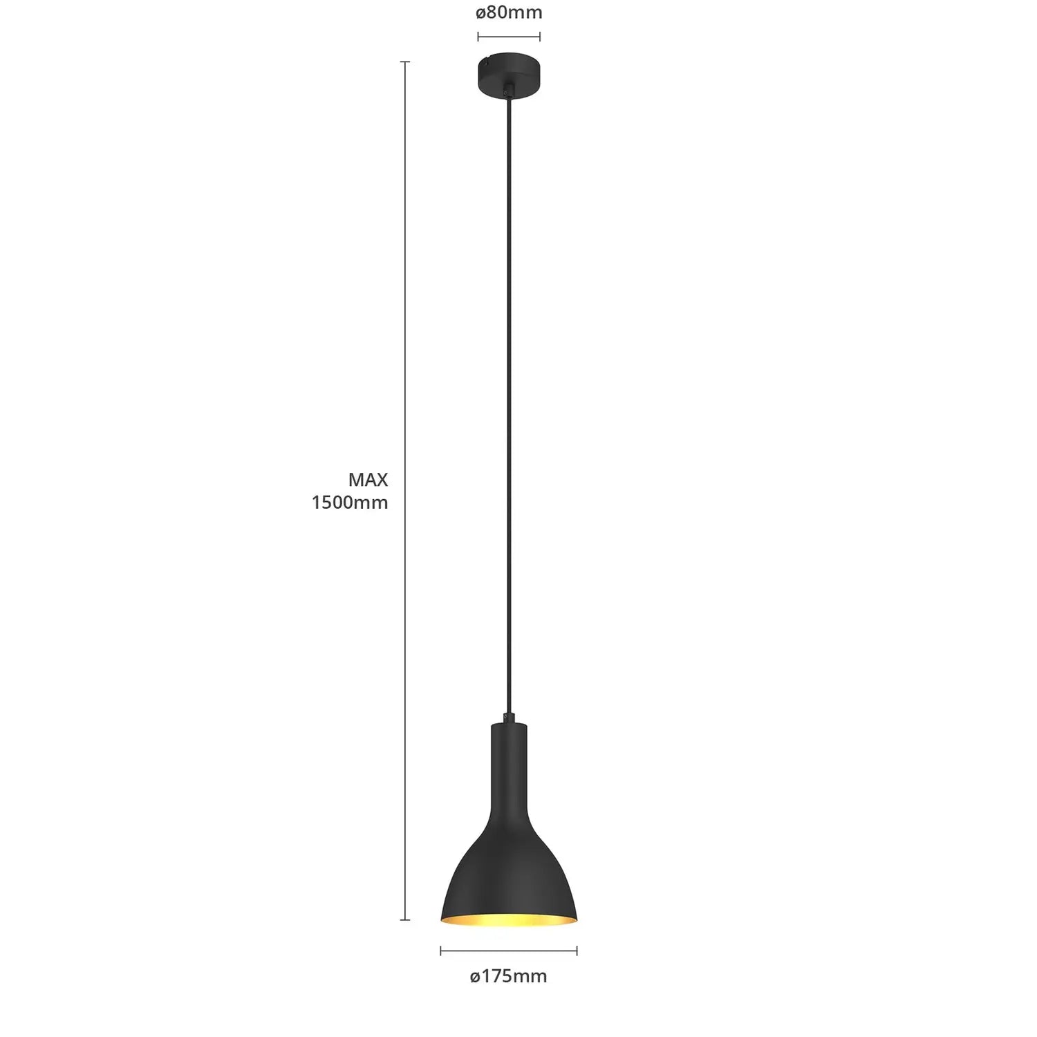B-Ware Arcchio Cosmina Hängeleuchte Hängeleuchte Leuchte Lampe Küchenlampe E27 1 Fl 322