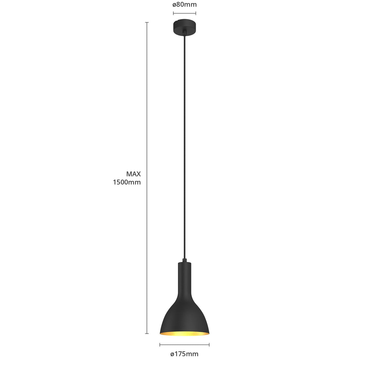 Arcchio Cosmina Hängeleuchte Hängeleuchte Leuchte Lampe Küchenlampe E27 1-fl 322 - 4251096577891