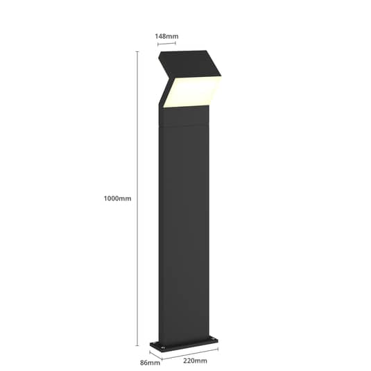 B-Ware Arcchio Havin Led Wegeleuchte Wegelampe Gartenlampe Lampe Leuchte Led Dunkelg42 - 4251096584585