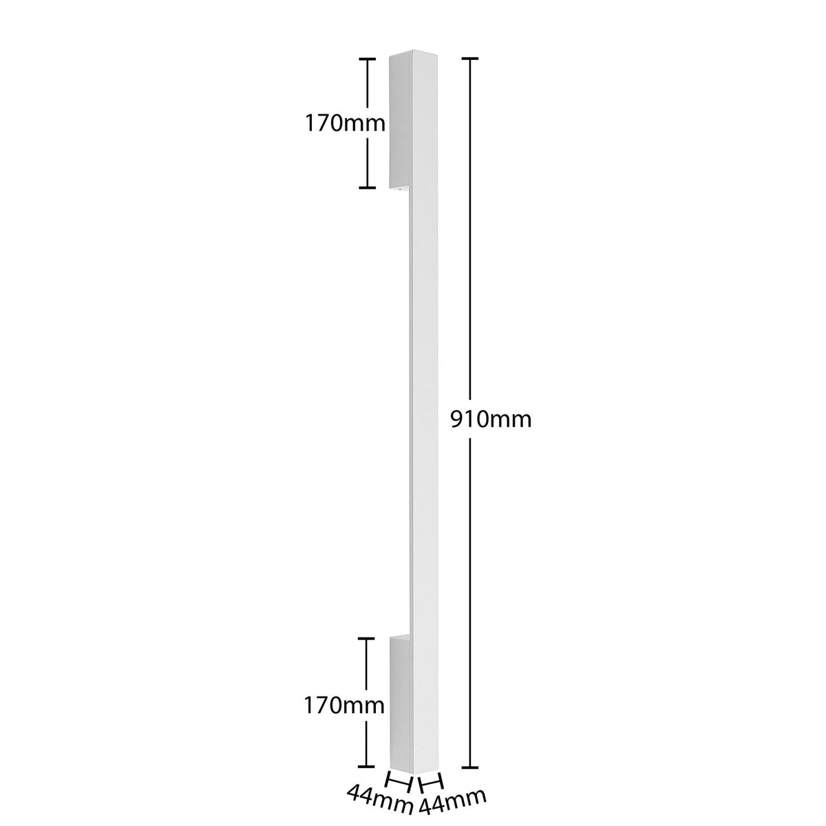 Arcchio Ivano LED-Wandleuchte Wandleuchte Lampe Leuchte 91 cm weiß Aluminium866 - 4251096589757