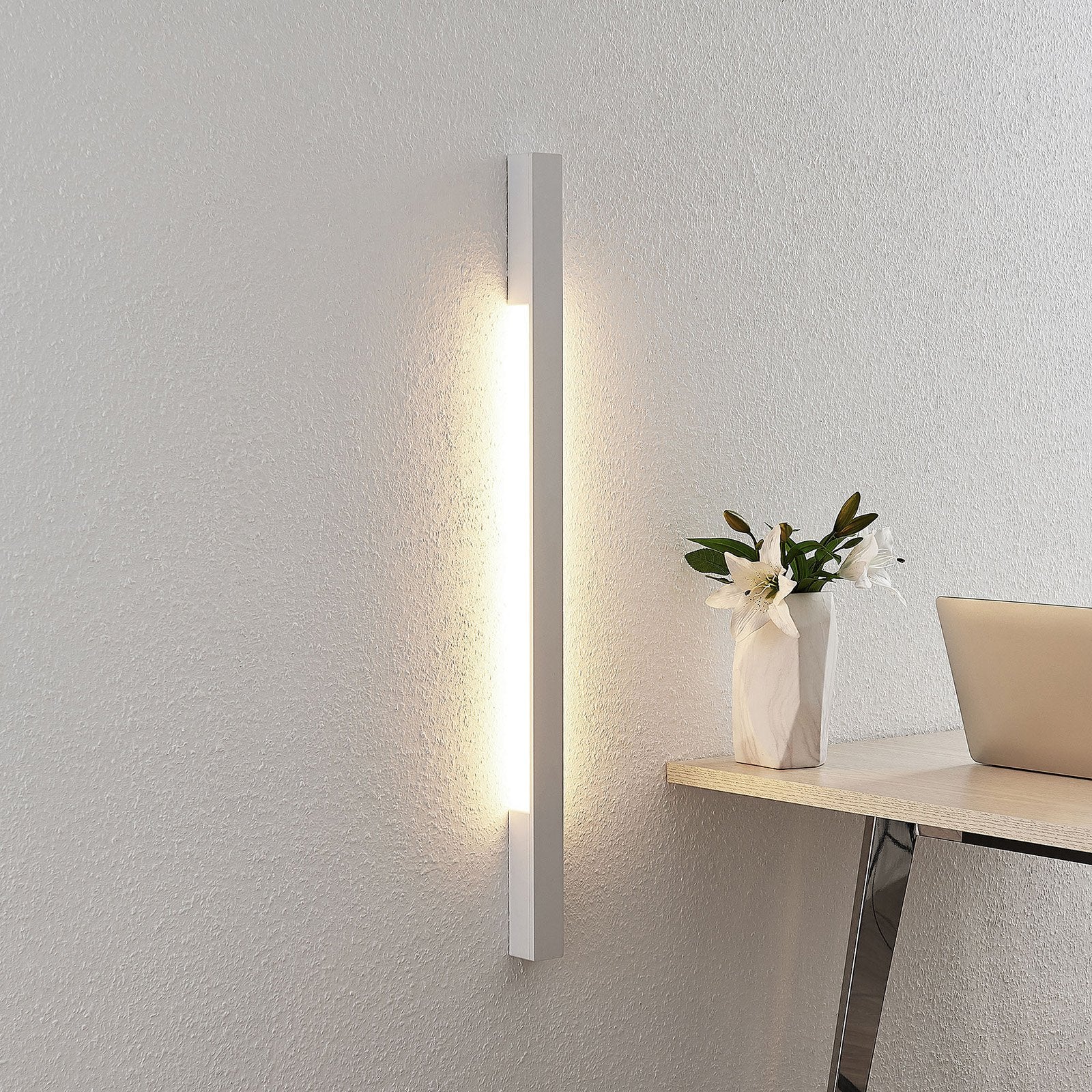 Arcchio Ivano LED-Wandleuchte Wandleuchte Lampe Leuchte 91 cm weiß Aluminium866 - 4251096589757