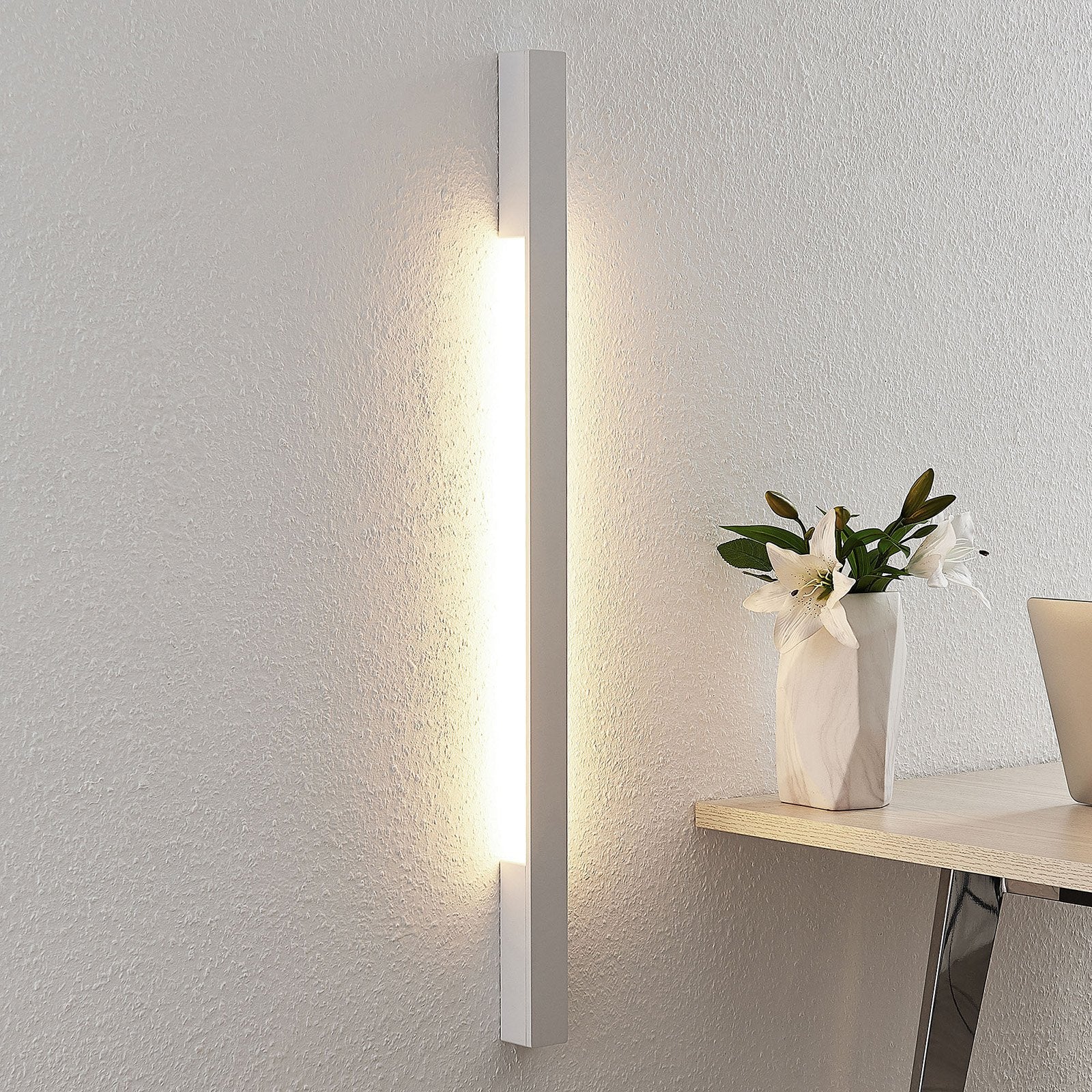 Arcchio Ivano LED-Wandleuchte Wandleuchte Lampe Leuchte 91 cm weiß Aluminium866 - 4251096589757