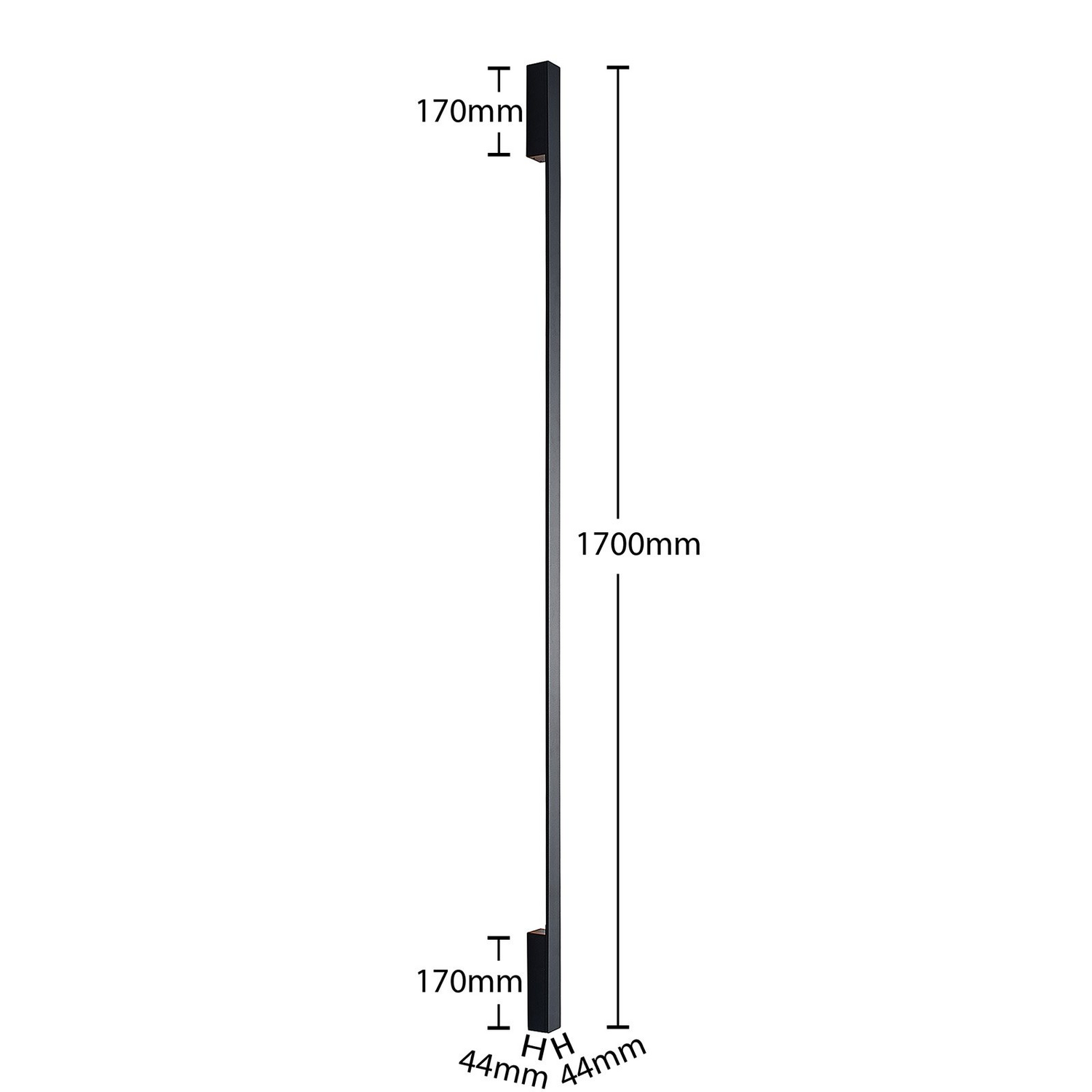 B-Ware Arcchio Ivano Led Wandleuchte Wandleuchte Flurlampe Lampe Leuchte 170 Cm Schwarz - 4251096589825