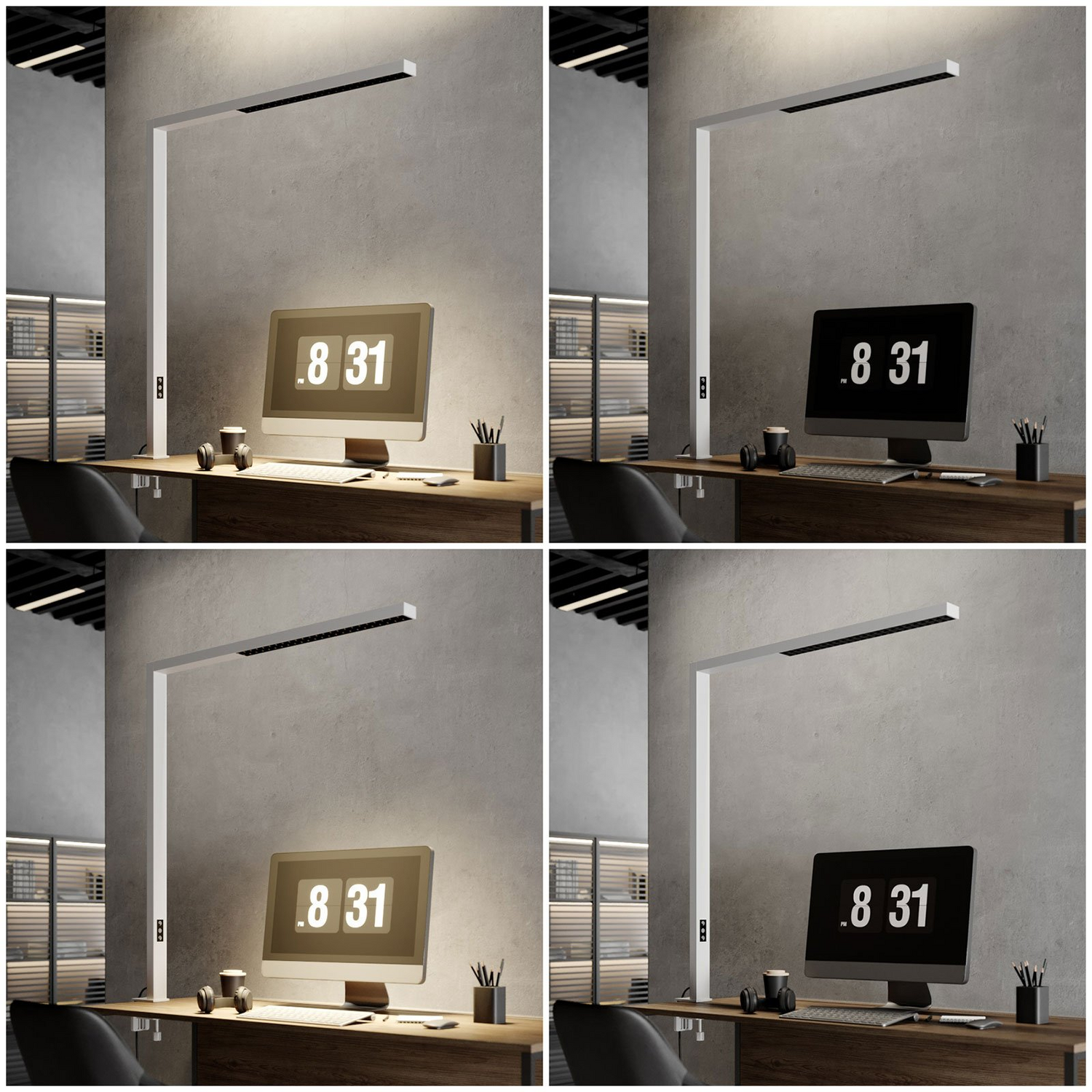 B-Ware Arcchio Jolinda Led Klemmleuchte Schreibtischlampe Leuchte Licht Weiß