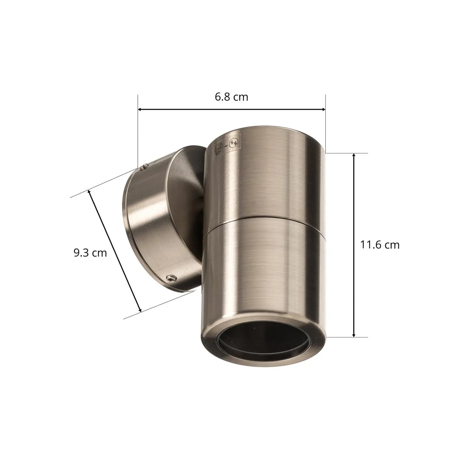 B-Ware Arcchio Kalel Außenwandlampe Wandbeleuchtung Edelstahl Außenlampe 1 Flammig - 4251911735901