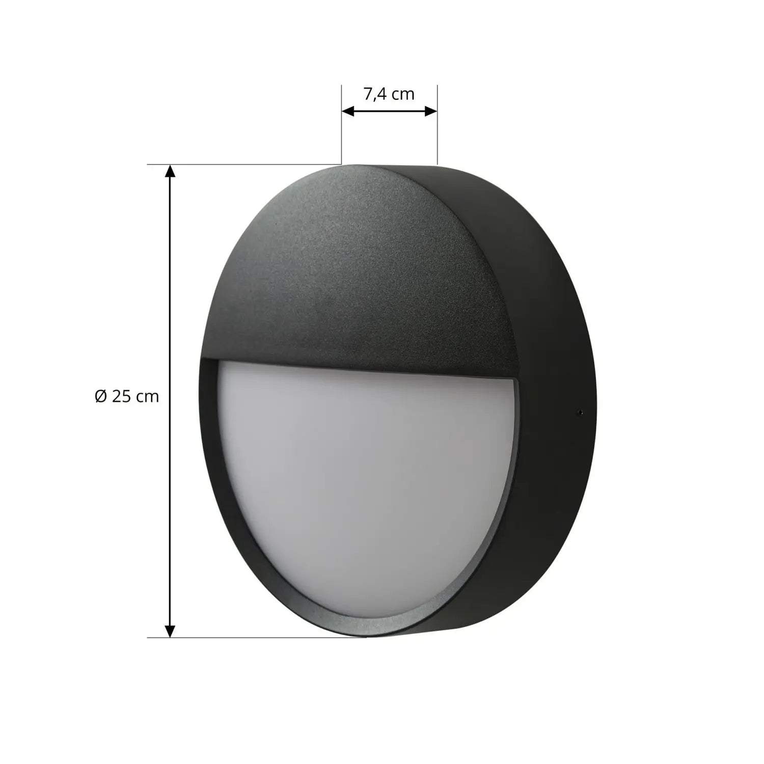 B-Ware Arcchio Außenwandleuchte Wandlampe Led Gravo Schwarz Außenlampe Ip65 - 4255830901652