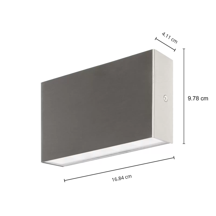 Arcchio Karline Led Außenwandleuchte Edelstahl 8 W Leuchte Lampe Spot 2 Stück B-Ware - 4251911746532