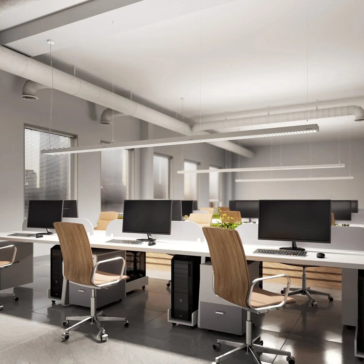 B-Ware Arcchio Bürohängelampe Pendelleuchte Led Lampe Susi Silber Dali Universalweiß - 4251096594768