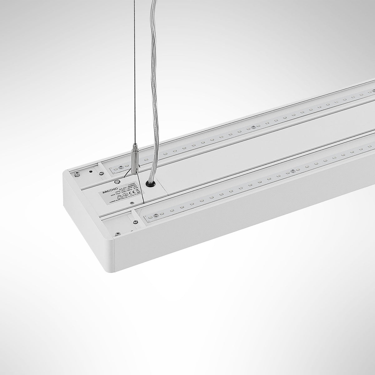 Arcchio Susi LED Office-Pendellampe DALI Hängelampe Hängeleuchte Lampe Büro weiß - 4251096594775