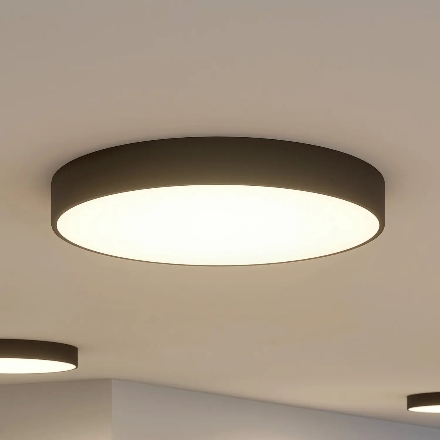 B-Ware Arcchio Deckenleuchte Deckenlampe Led Schwarz Metall Dimmbar Warmweiß Univers562