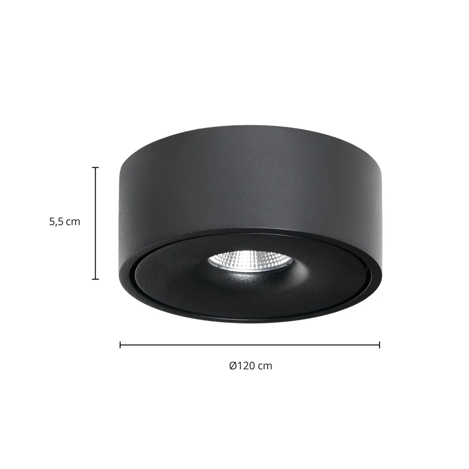 B-Ware Arcchio Led Deckenlampe Leuchte Deckenbeleuchtung Schwarz Metall ø 12cm - 4251911758504