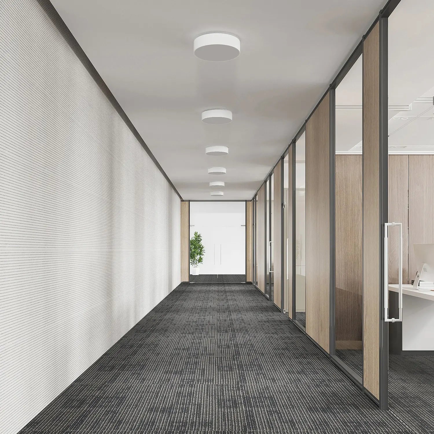 B-Ware Arcchio Deckenleuchte Lampe Led Vanida Weiß Aluminium Acryl Rund 40 Cm Up Down - 4251096597684