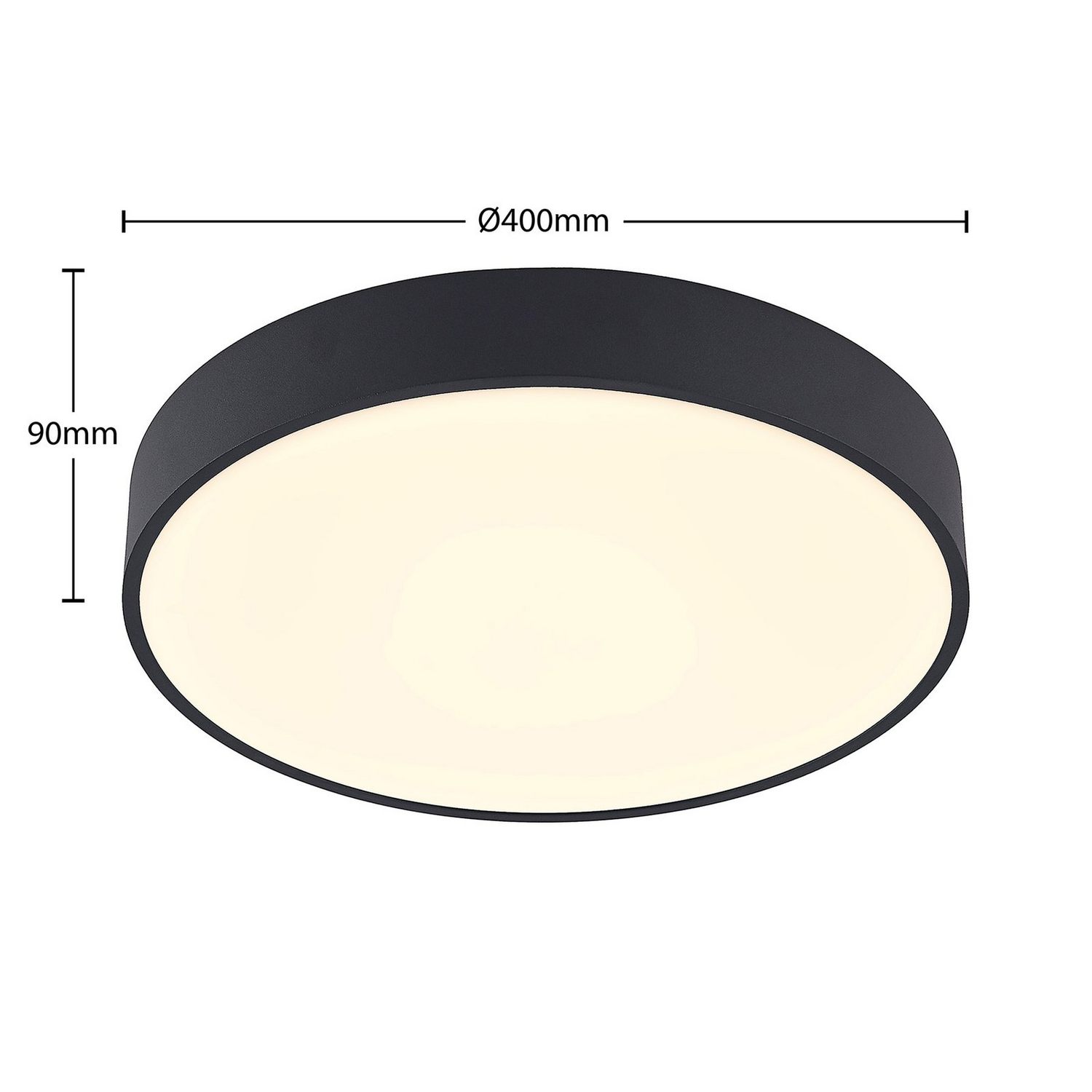 B-Ware Arcchio Deckenleuchte Deckenlampe Led Vanida Schwarz Rundumlicht Aluminium Acryl - 4251096597707