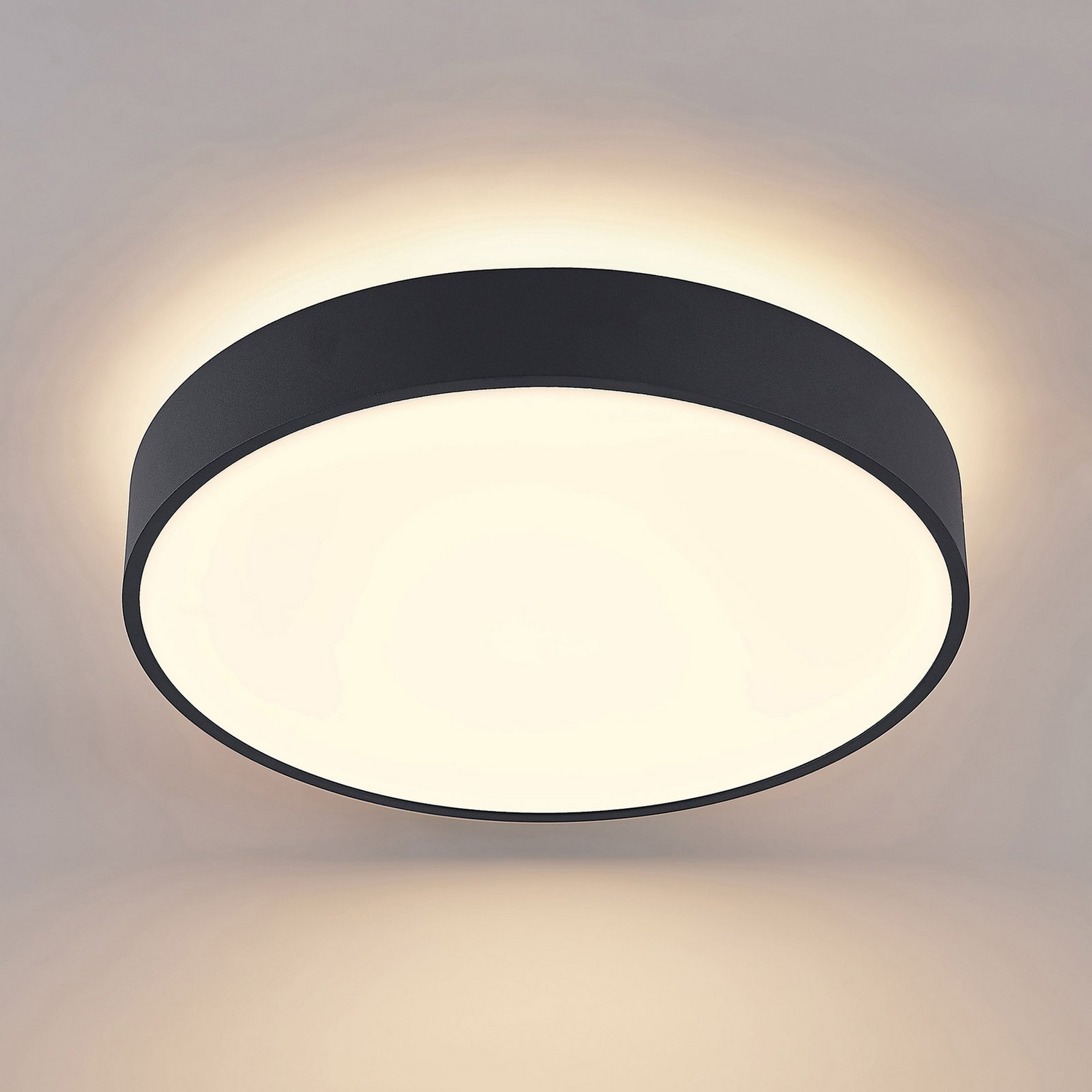 B-Ware Arcchio Deckenleuchte Deckenlampe Led Vanida Schwarz Rundumlicht Aluminium Acryl - 4251096597707