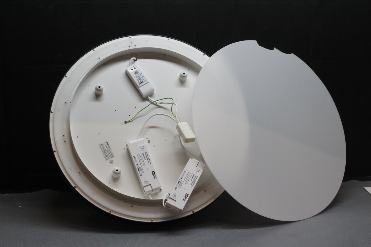 Arcchio Pendelleuchte Hängelampe LED Schwarz Aluminium Acryl Vanida Deckenla731 - 4251096597721