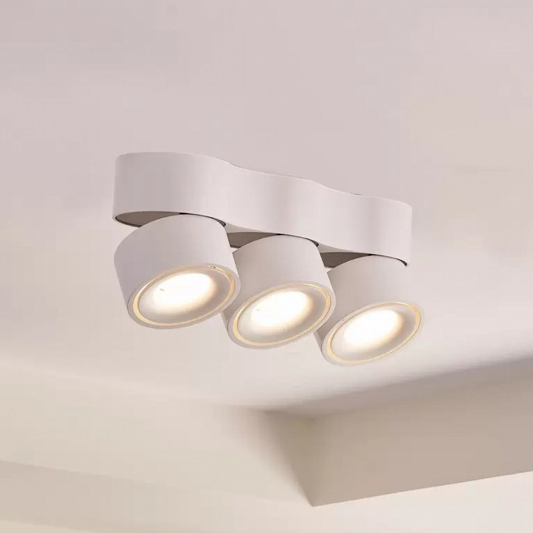 Arcchio Led Strahler Rotari Linsen Deckenlampe 3 Flammig Weiß Dimmbar 75 W Lampe B-Ware