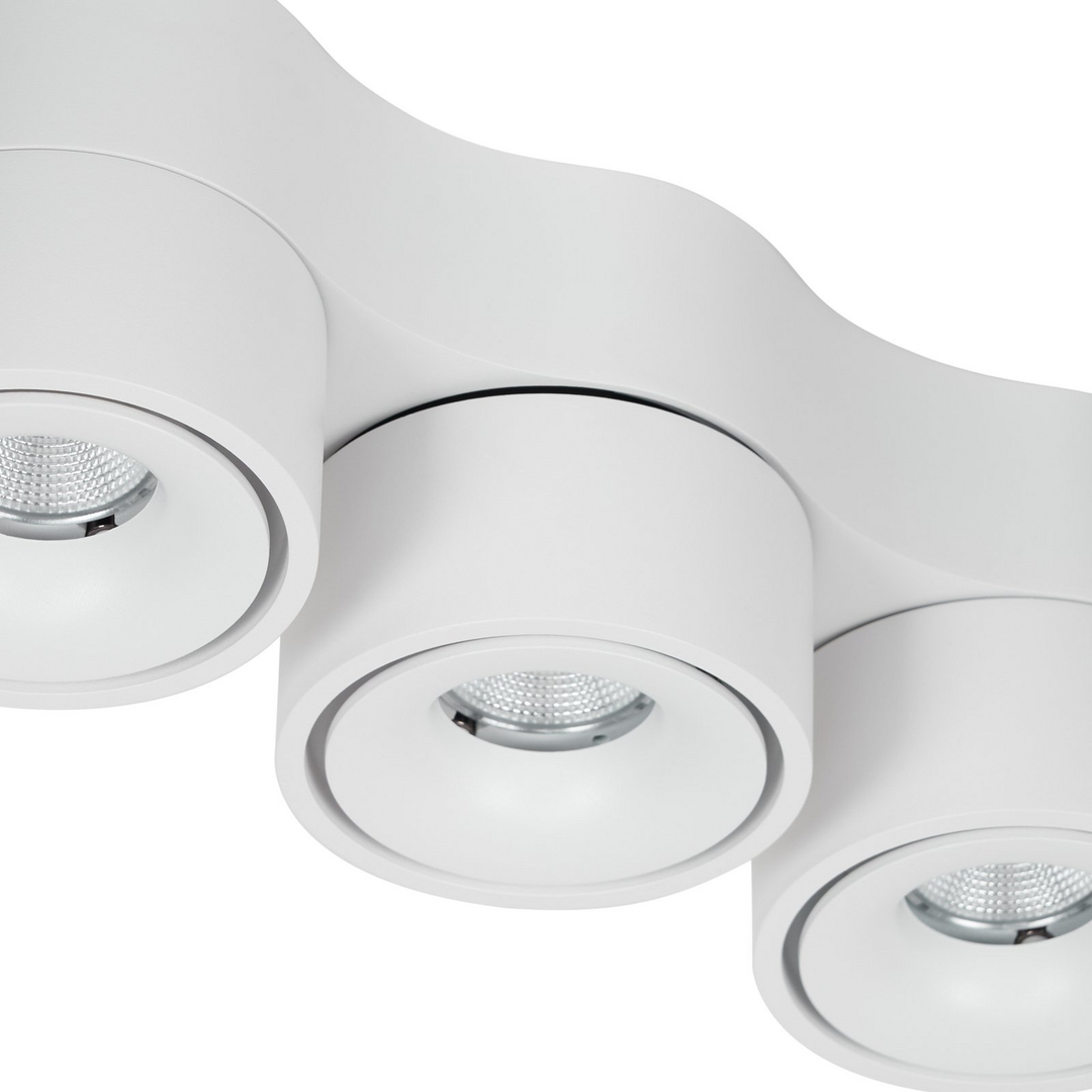 Arcchio Led Strahler Rotari Linsen Deckenlampe 3 Flammig Weiß Dimmbar 75 W Lampe B-Ware