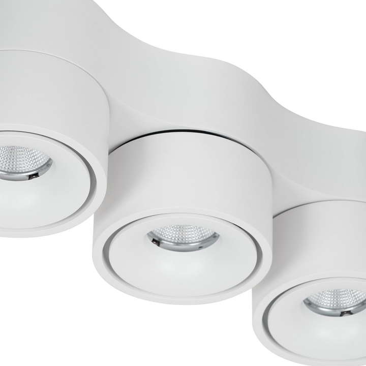 Arcchio Led Strahler Rotari Linsen Deckenlampe 3 Flammig Weiß Dimmbar 75 W Lampe B-Ware