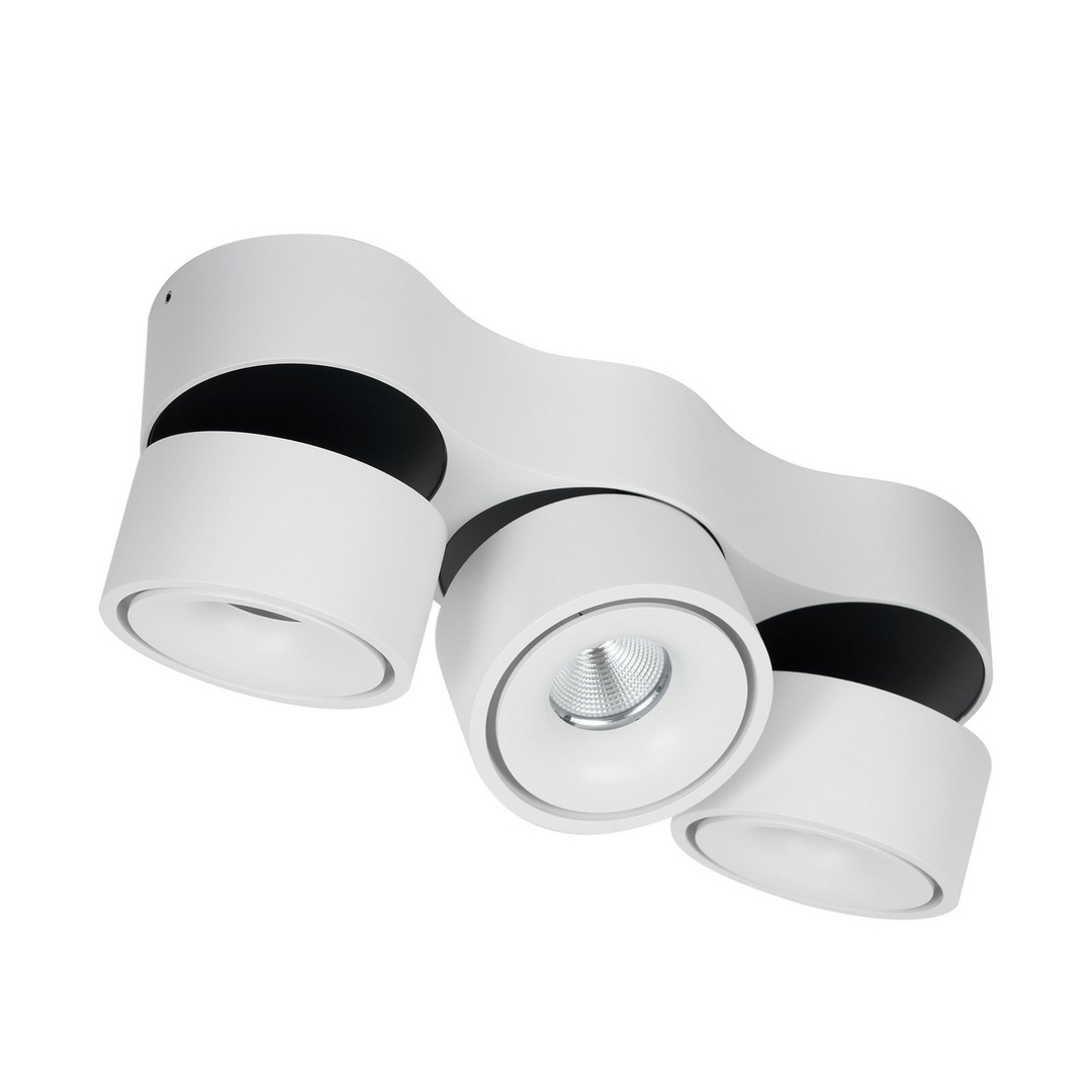 Arcchio Led Strahler Rotari Linsen Deckenlampe 3 Flammig Weiß Dimmbar 75 W Lampe B-Ware