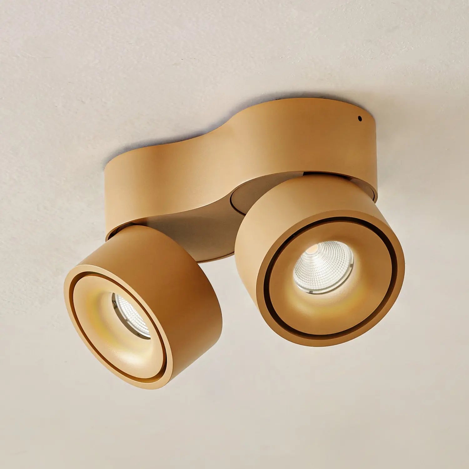 B-Ware Arcchio Led Deckenstrahler Strahler Rotari Braun 2 Flg 89 W - 4255830900389