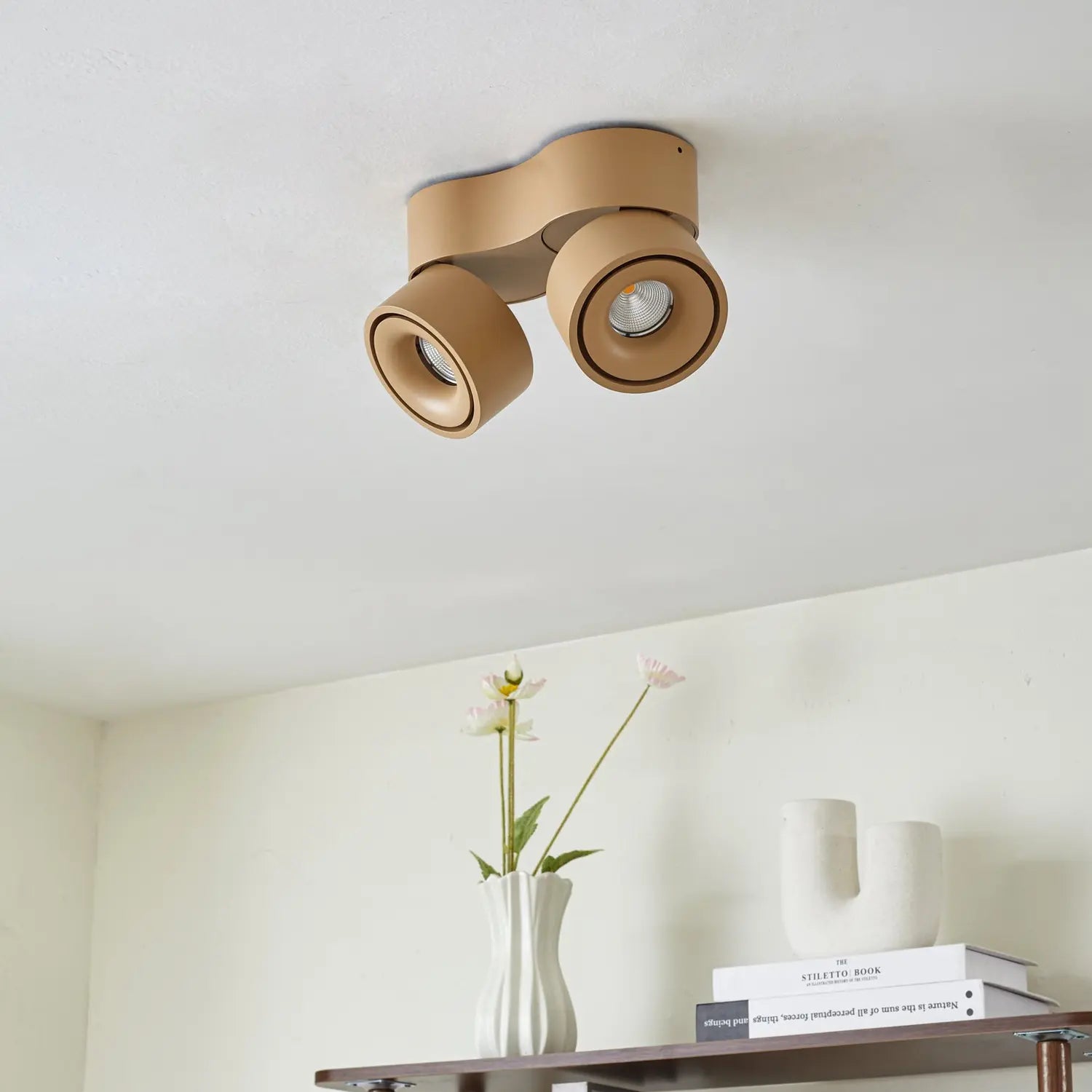 B-Ware Arcchio Led Deckenstrahler Strahler Rotari Braun 2 Flg 89 W - 4255830900389