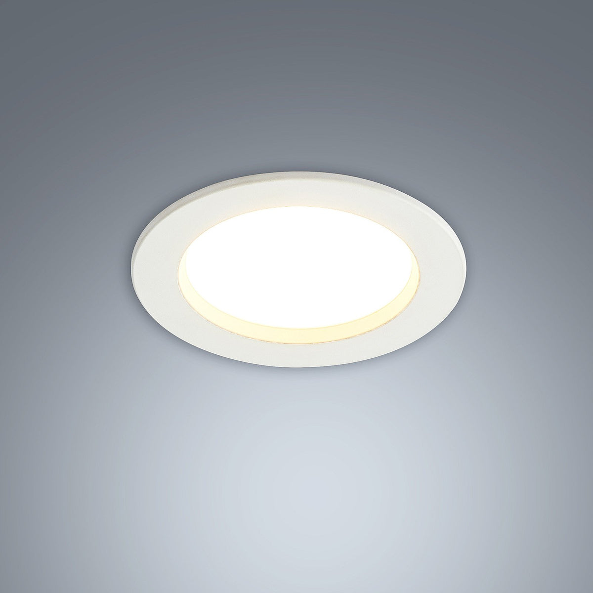 Arcchio LED Einbauleuchte Einbaustrahler Milaine weiß dimmbar Kunststoff 10 cm - 4251096582949