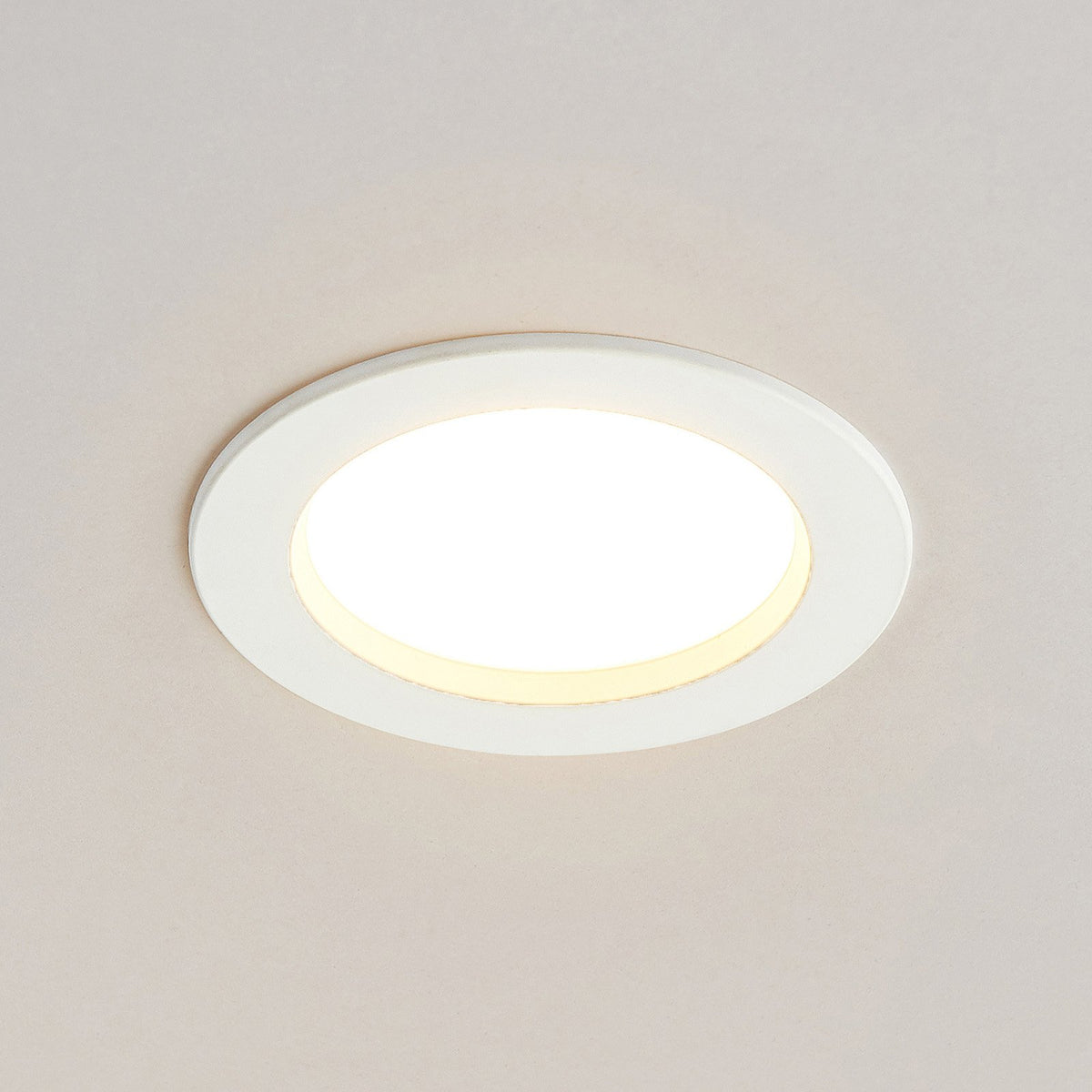Arcchio LED Einbauleuchte Einbaustrahler Milaine weiß dimmbar Kunststoff 10 cm - 4251096582949