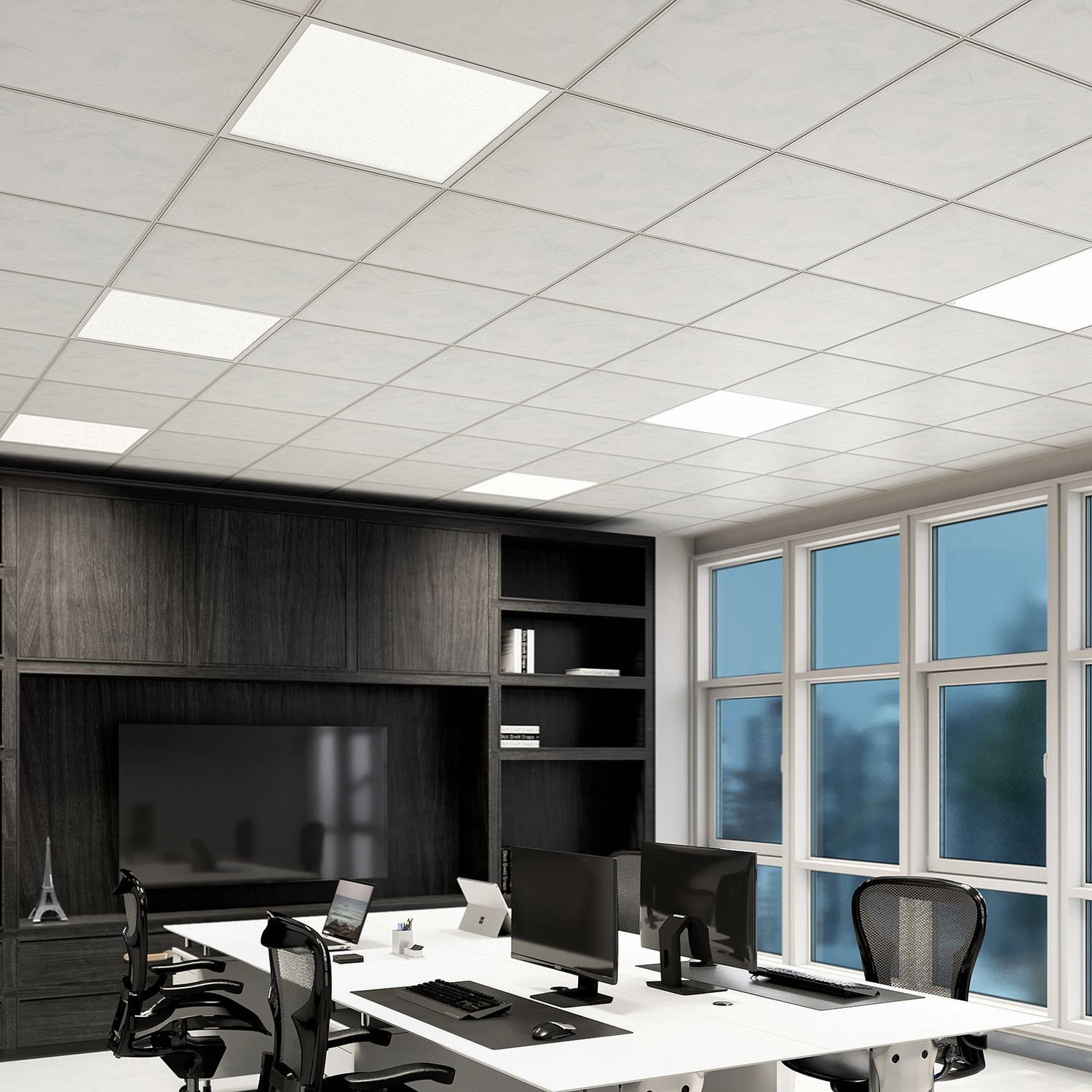 B-Ware Arcchio Harita Led Panel Dip Schalter Deckenlampe Deckenlampe Lampe 62cm - 4251096596724