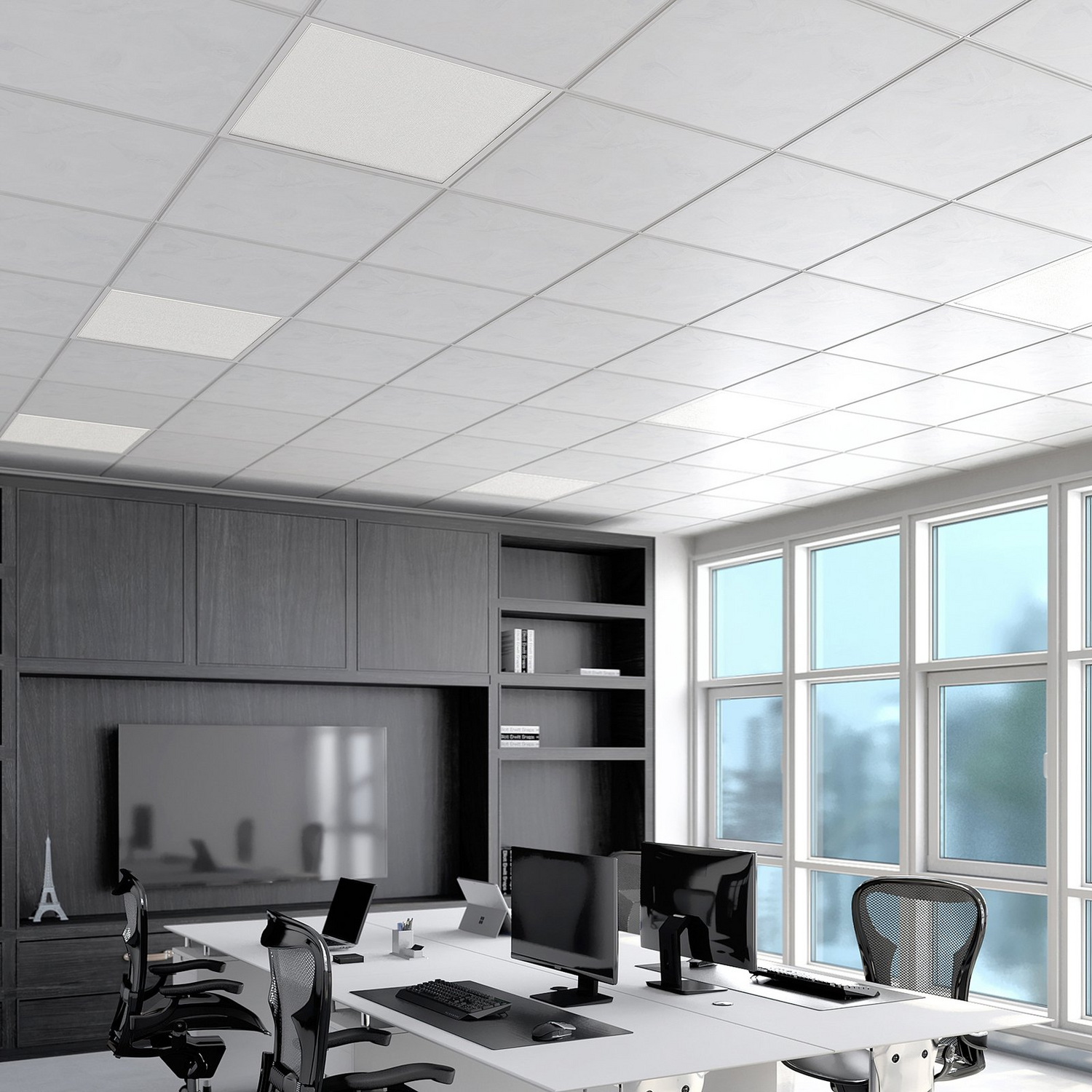 B-Ware Arcchio Harita Led Panel Dip Schalter Deckenlampe Deckenlampe Lampe 62cm - 4251096596724