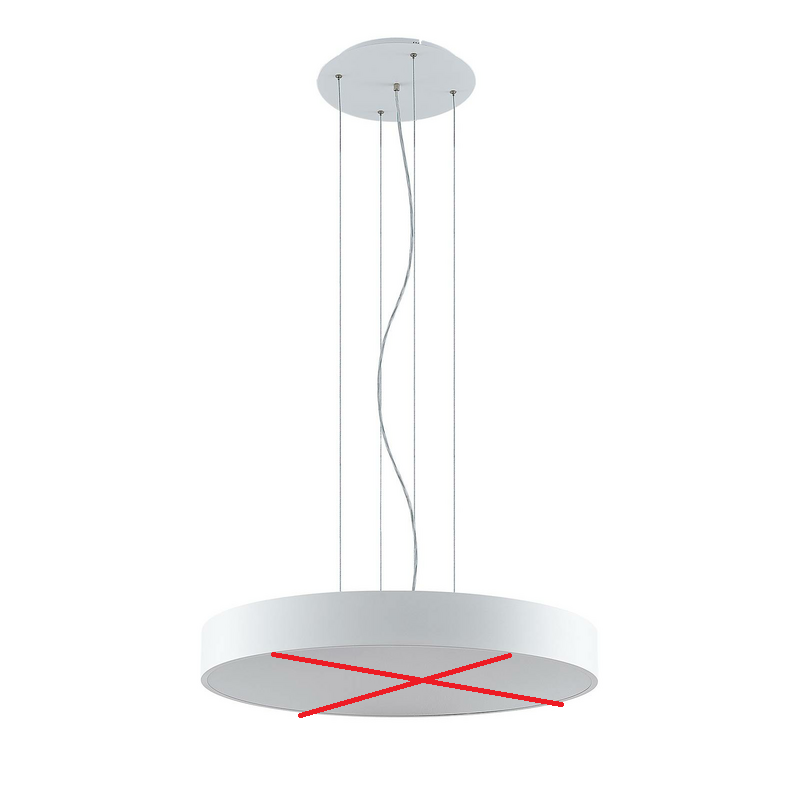Arcchio Pendelleuchte Hängelampe LED Lampe Noabelle weiß Metall Wohnzimmer Es920 - 4251096597400