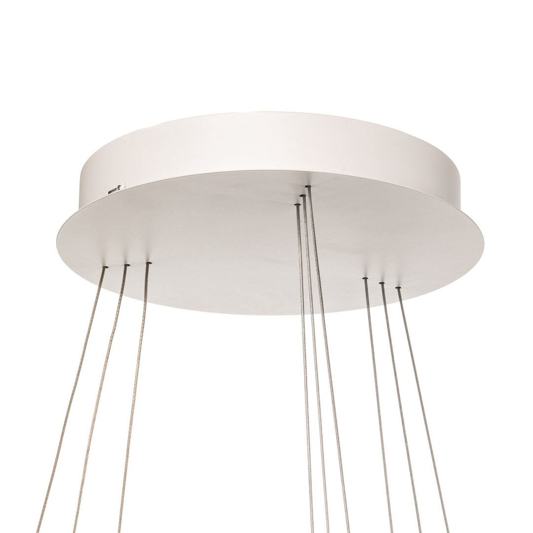 Arcchio Led Hängeleuchte Pendelleuchte Albiona Weiß 3 Ringe ø 80 Cm Esszimmer B-Ware - 4251911750485