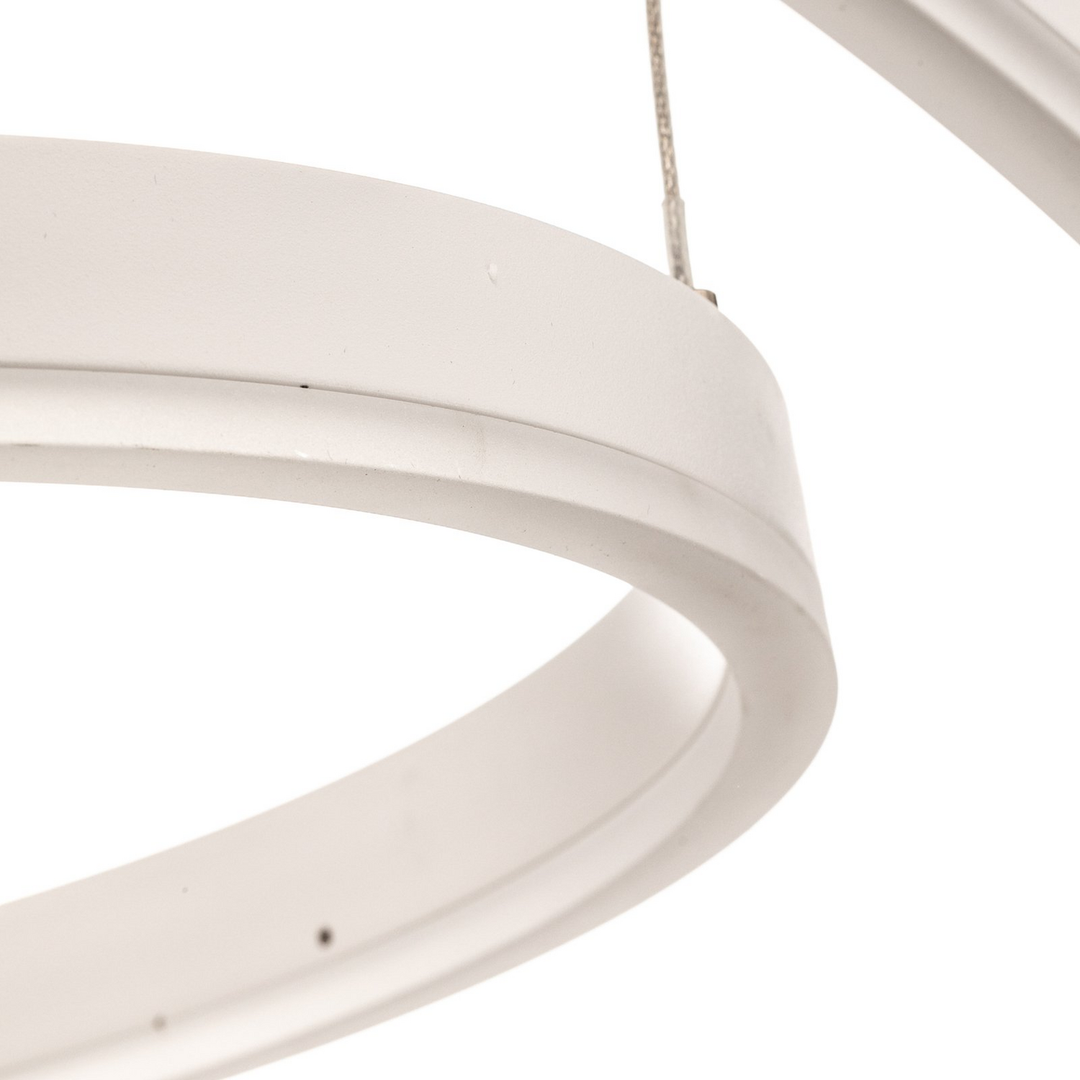Arcchio Led Hängeleuchte Pendelleuchte Albiona Weiß 3 Ringe ø 80 Cm Esszimmer B-Ware - 4251911750485