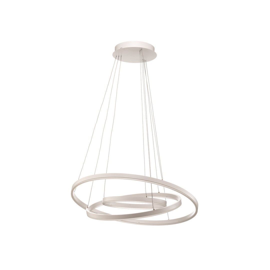 Arcchio Led Hängeleuchte Pendelleuchte Albiona Weiß 3 Ringe ø 80 Cm Esszimmer B-Ware - 4251911750485