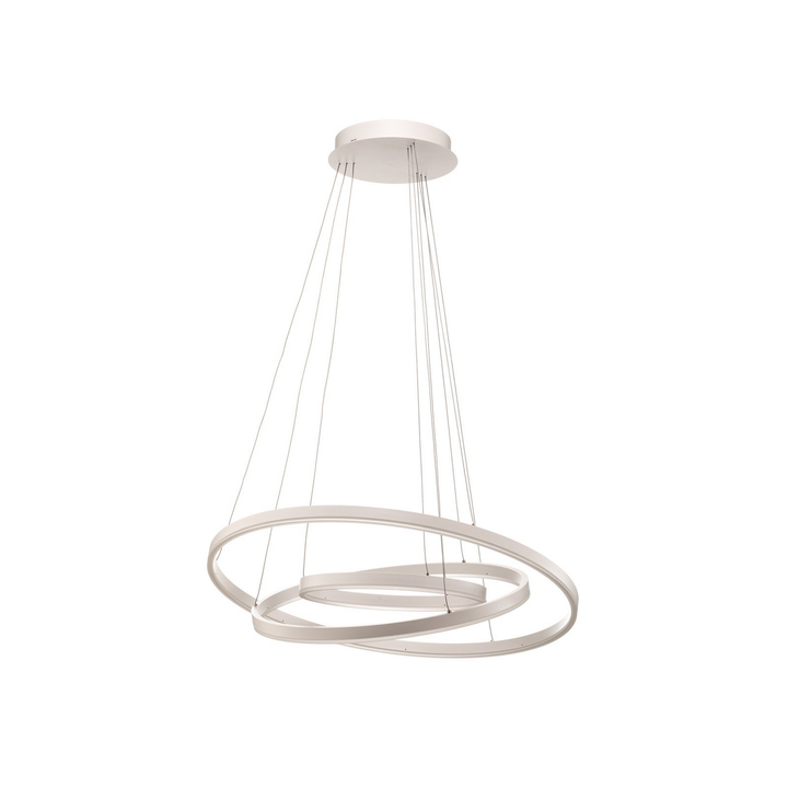 Arcchio Led Hängeleuchte Pendelleuchte Albiona Weiß 3 Ringe ø 80 Cm Esszimmer B-Ware - 4251911750485