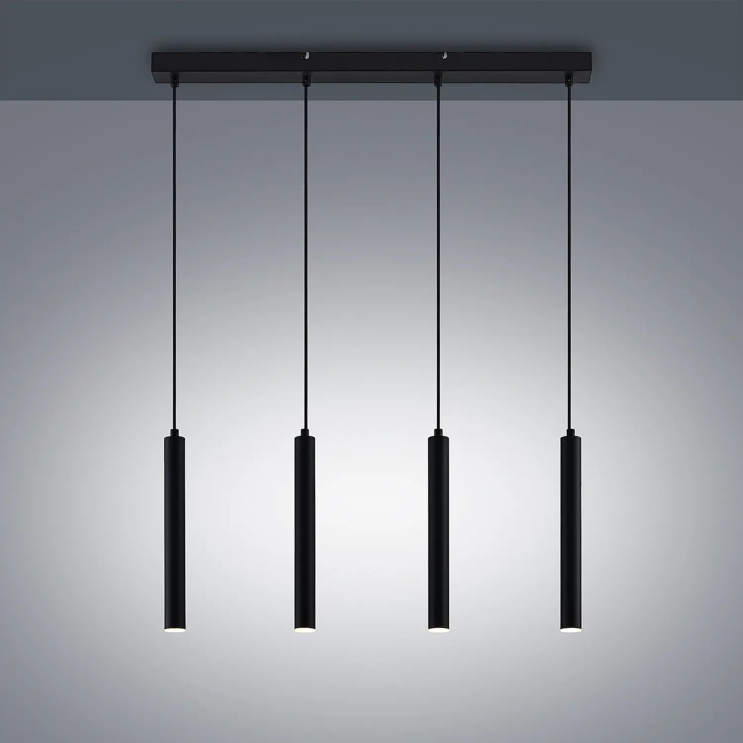 B-Ware Arcchio Led Hängeleuchte Pendelleuchte Kammeron Schwarz Metall 80 Cm Led 30127 - 9626503