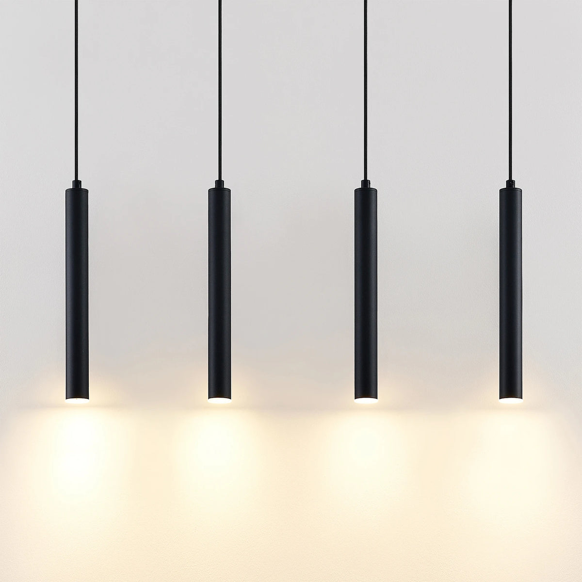 Arcchio LED Hängeleuchte Pendelleuchte Kammeron schwarz Metall 80 cm LED 30127 - 9626503