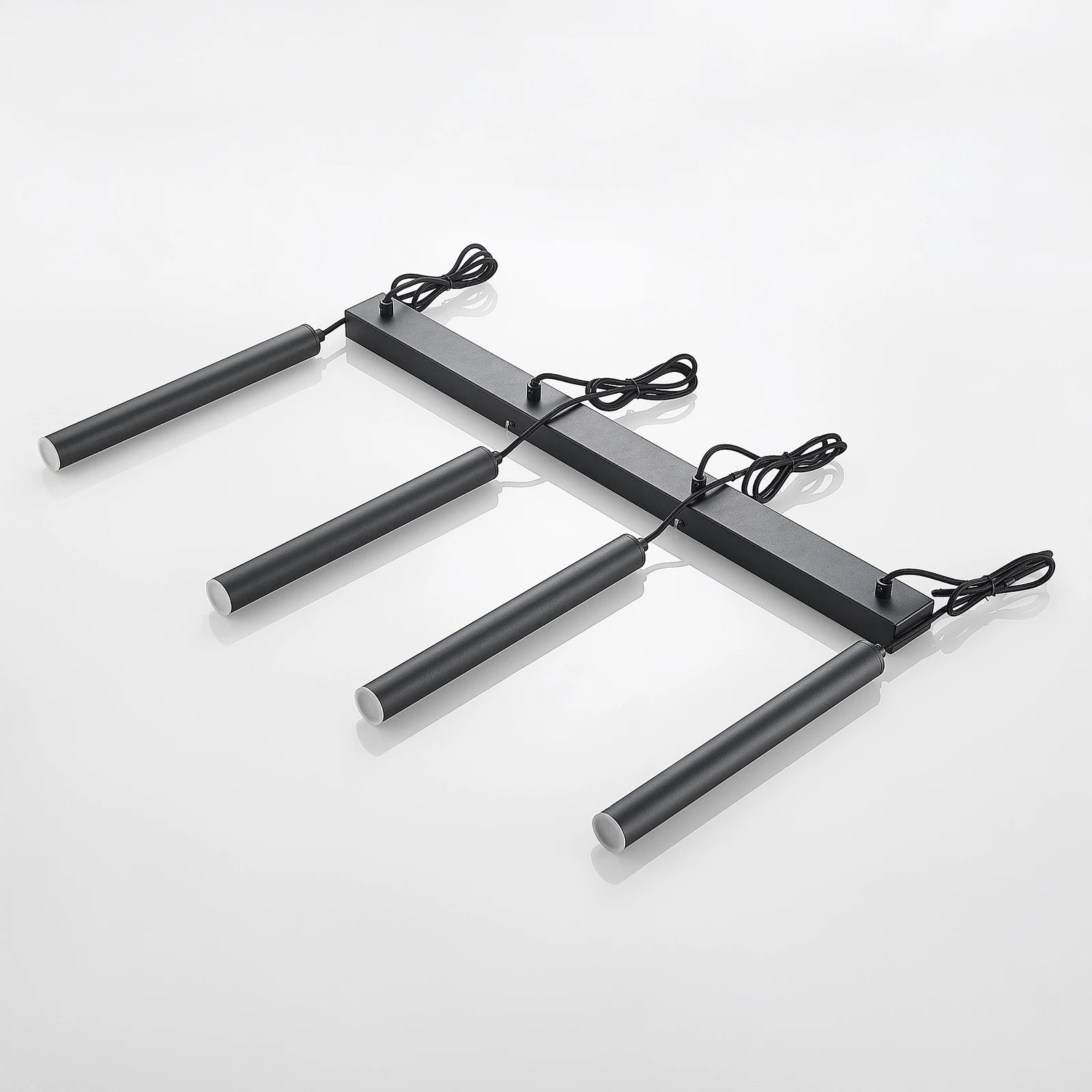 Arcchio LED Hängeleuchte Pendelleuchte Kammeron schwarz Metall 80 cm Leuchte - 9626503