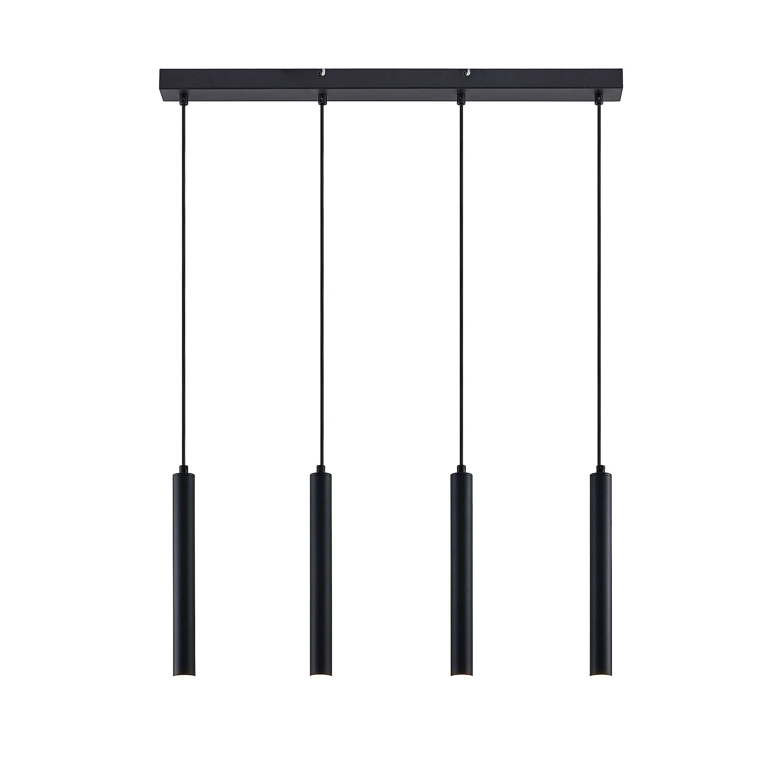 Arcchio LED Hängeleuchte Pendelleuchte Kammeron schwarz Metall 80 cm Leuchte - 9626503