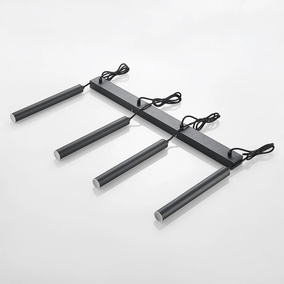 Arcchio LED Hängeleuchte Pendelleuchte Kammeron schwarz Metall 80 cm LED 30127 - 9626503